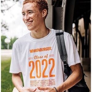 Whataburger Class Of '22 Graduation Tshirt Brand New In Bag 2XL Big & Tall   A13